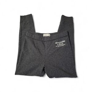 Abercrombie & Fitch Soft A&F Collection Grey Cotton Blend Leggings Size Medium